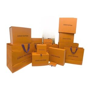 Louis Vuitton Orange Box and Bag Collection